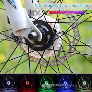 USB-töltésű küllőfény hegymászó kerékpárhoz, szenzoros éjszakai tekeréshez