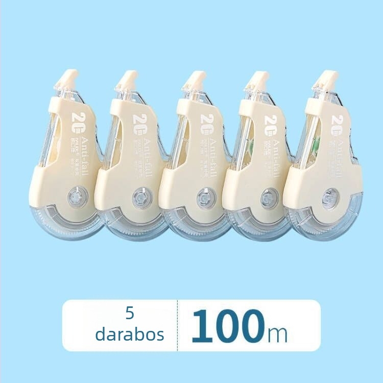 Kijavító szalag flip-top fedéllel, diákoknak, nagy kapacitású, ötös csomag