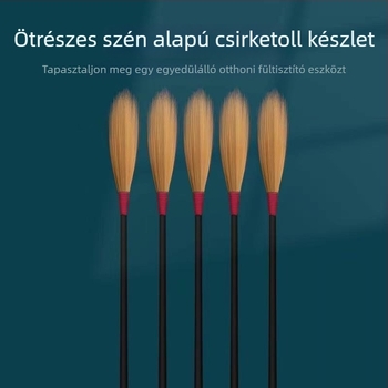 Libatollal készült fültisztító eszközök teljes készlete gyapotpálcákkal