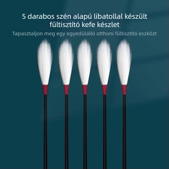 Libatollal készült fültisztító eszközök teljes készlete gyapotpálcákkal