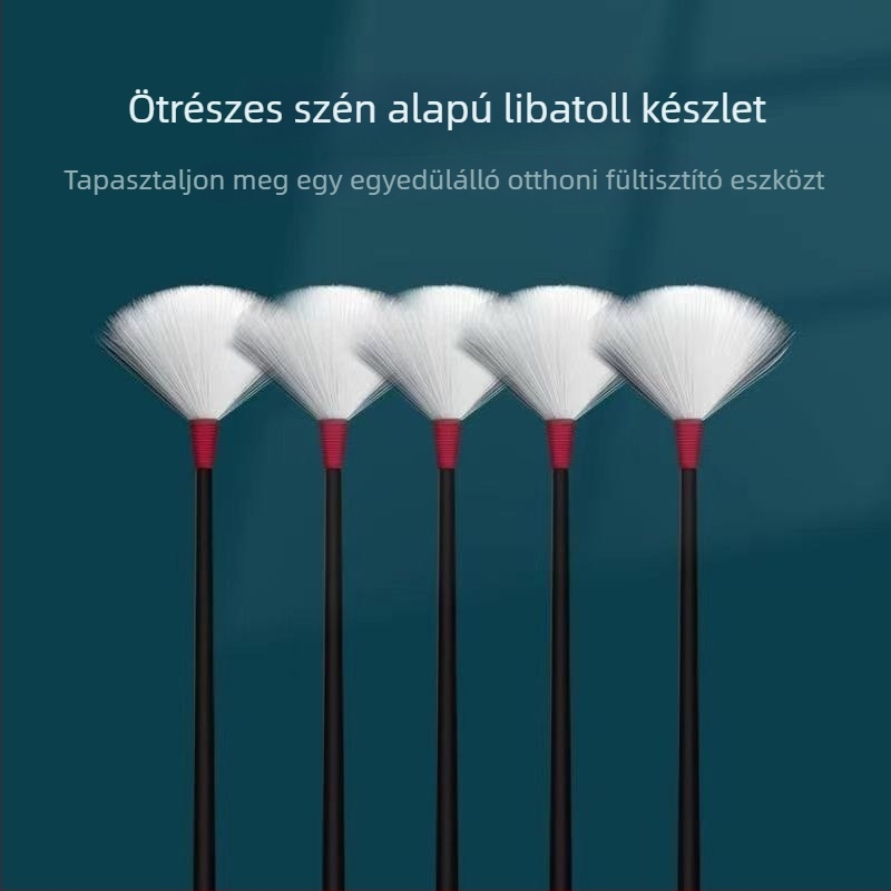 Libatollal készült fültisztító eszközök teljes készlete gyapotpálcákkal