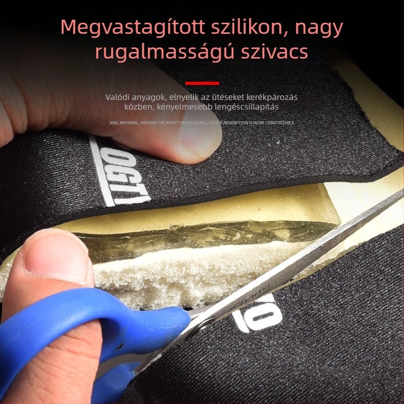 Szilikonból készült megvastagított nyeregfedél kerékpárokhoz — puha, kényelmes párnázású, országúti és MTB kerékpárokhoz (BKZTJDG-088)