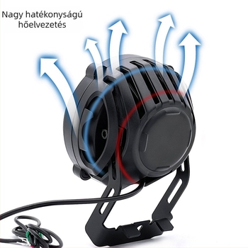 X5 alumíniumötvözetű univerzális első lámpa elektromos hójáróhoz, 36V/48V, közel- és távolsági fény