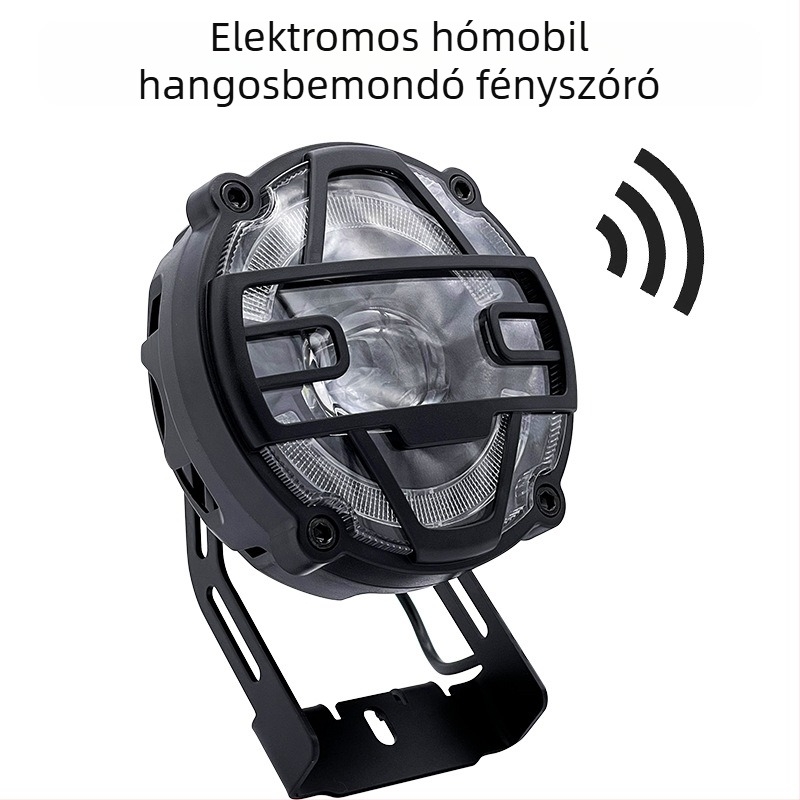 X5 alumíniumötvözetű univerzális első lámpa elektromos hójáróhoz, 36V/48V, közel- és távolsági fény