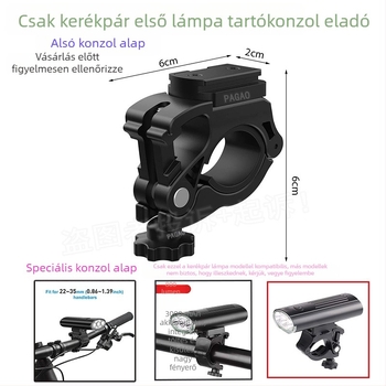Kerékpár lámpa rögzítő alap, rögzítő szalag, gumis és szilikon szalag, TPR anyag, forgó műanyag alap