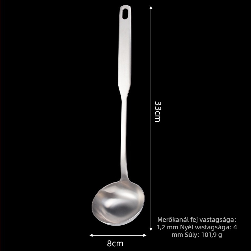 Tiszta titán spatula és kanál otthoni konyhához, tapadásmentes, hosszú nyéllel, titán konyhai eszközök.