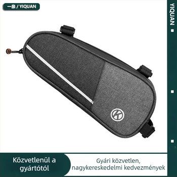 Vászon felsőcső táska mountain bike-hoz – nagy kapacitású háromszög alakú szerszámkészlet