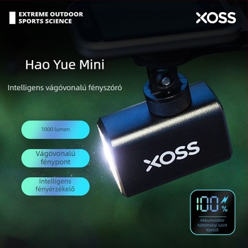 Mini intelligens kerékpár első világítása éjszakai tekeréshez — nagy fényerő országúti és terepkerékpárokhoz