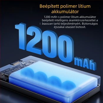 Elülső kerékpárfény hegyi és országúti kerékpárokhoz, vízálló, USB-C töltésű, 1200 mAh, gyorskioldó rögzítés, éjszakai tekeréshez