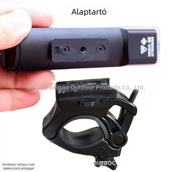 Kerékpárfényhez alaprögzítő, kompatibilis Shenhuo BL12, Xingzhe, Maijin és Garmin előfény tartóval.