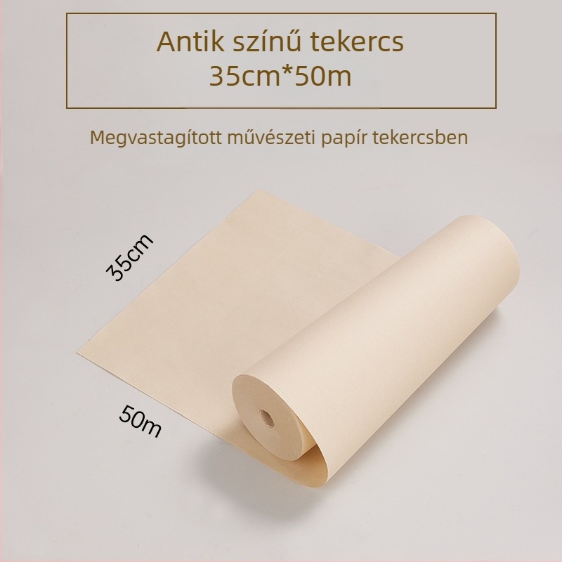 100 méteres rizspapír tekercs kalligráfiához és kínai festészethez, vastagított üres tekercs gyakorláshoz