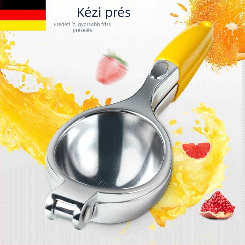 Kézi facsaró cinkötvözetből, gyümölcs- és citromfacsaró, konyhai eszköz