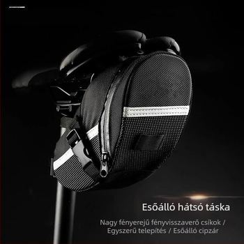 Kemény héjú hátsó nyeregtáska hegyi kerékpárhoz, nagy kapacitású, többfunkciós