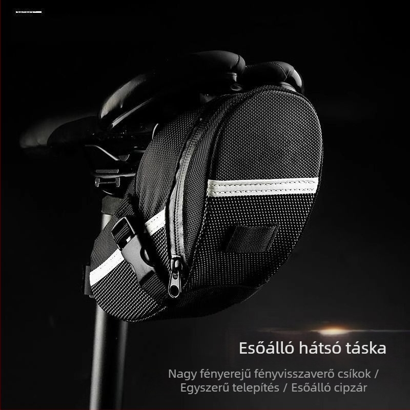 Kemény héjú hátsó nyeregtáska hegyi kerékpárhoz, nagy kapacitású, többfunkciós