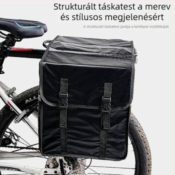 Kétszárnyú oldalsó pannier táska kerékpárhoz, vízálló nyeregtáska MTB-hez, 29 L kapacitás