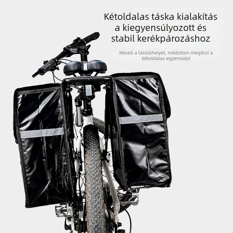 Kétszárnyú oldalsó pannier táska kerékpárhoz, vízálló nyeregtáska MTB-hez, 29 L kapacitás