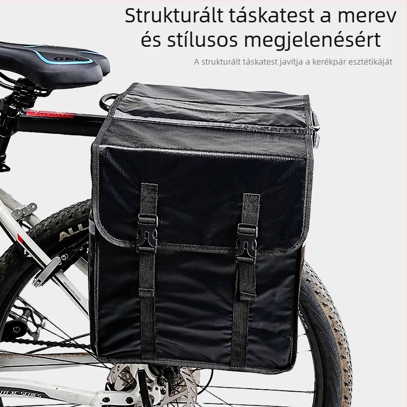Kétszárnyú oldalsó pannier táska kerékpárhoz, vízálló nyeregtáska MTB-hez, 29 L kapacitás