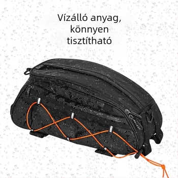Szigetelt kerékpár hátsó csomagtartó táska, hegyikerékpár, 10 L kapacitás
