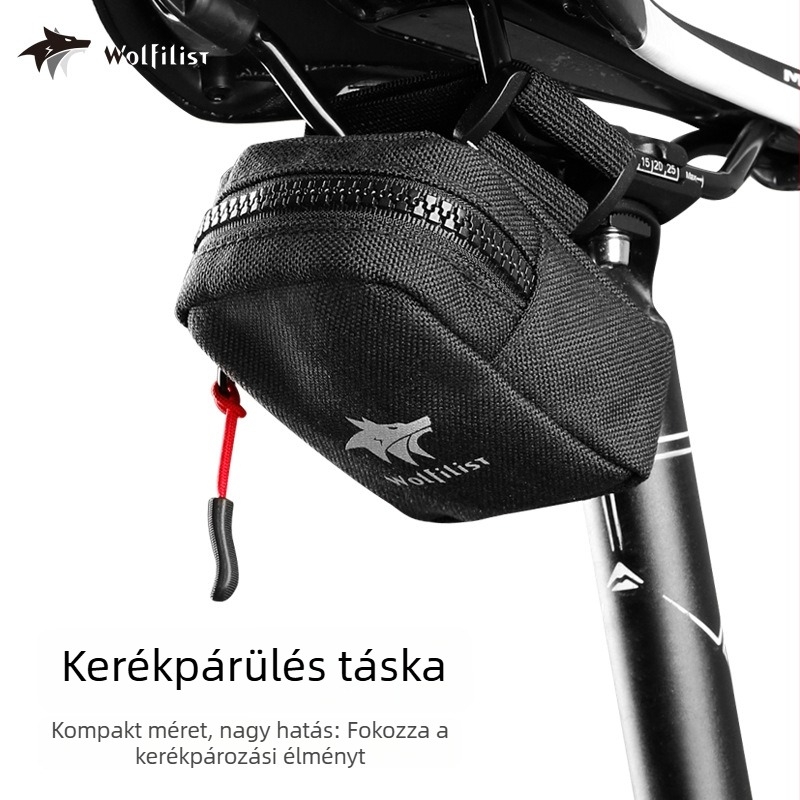 Wolfilist Vízálló hátsó táska kerékpárhoz, MTB-hez, nyeregtáska