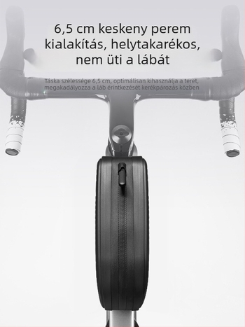 Kerékpár elő- és felsőcső táska — vízálló telefon-tároló