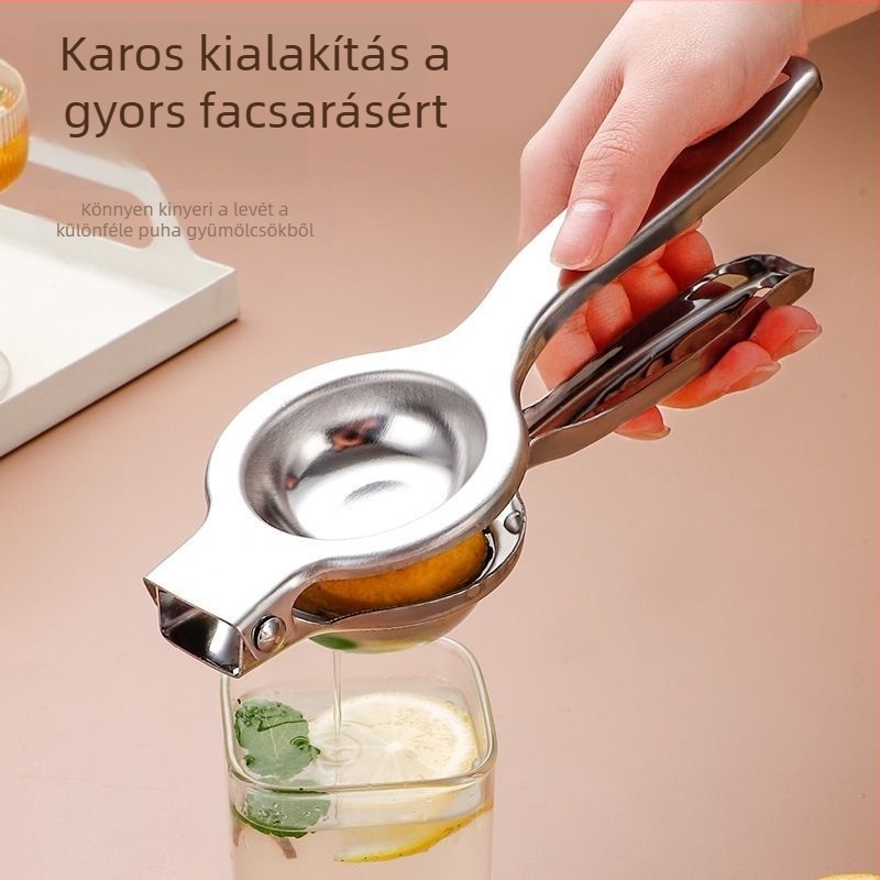 Rozsdamentes acél kézi citrusfacsaró citromok, lime-ok és narancsok préselésére