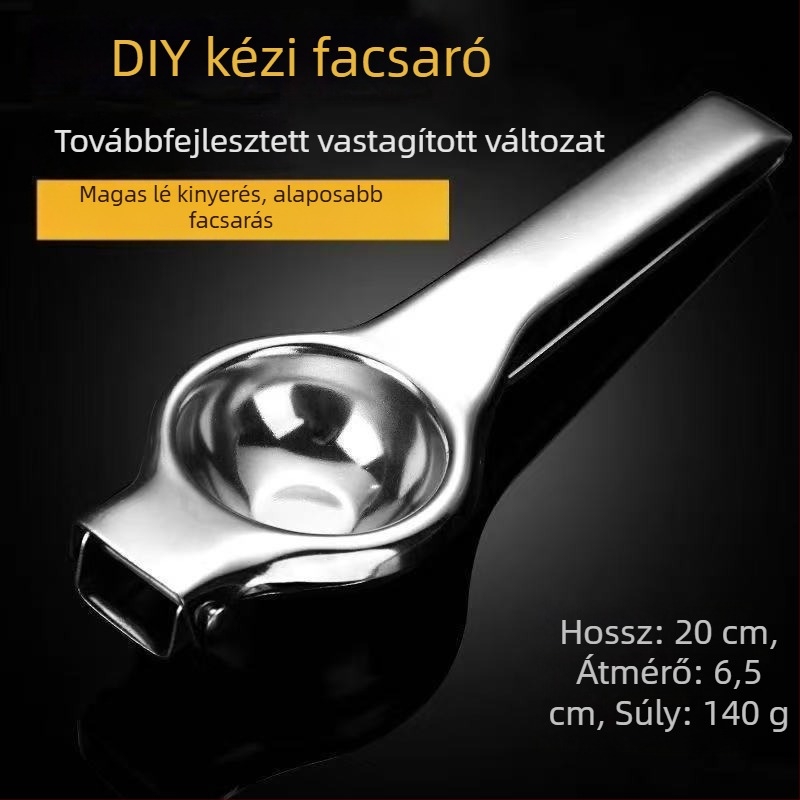 Rozsdamentes acél kézi citrusfacsaró citromok, lime-ok és narancsok préselésére