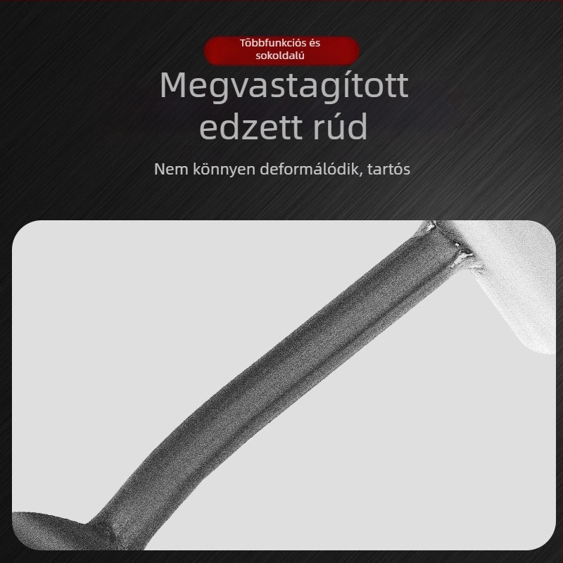 Kis kerti ásó vad zöldségek ásásához, gyomláláshoz, zöldségek és virágok ültetéséhez, talaj lazításához — mangán acélból.