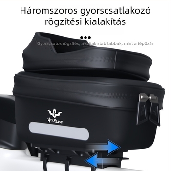 Szénszálas, merev felsőcső táska kerékpárhoz napellenzővel, érintőképernyő-kompatibilitás, vízálló telefon-táska út- és hegyléptő kerékpárokhoz