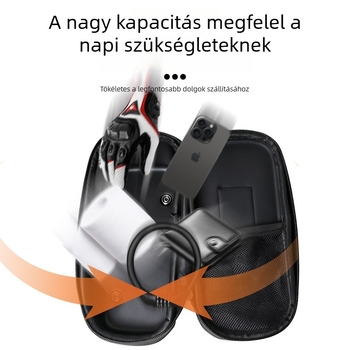 Szénszálas, merev felsőcső táska kerékpárhoz napellenzővel, érintőképernyő-kompatibilitás, vízálló telefon-táska út- és hegyléptő kerékpárokhoz