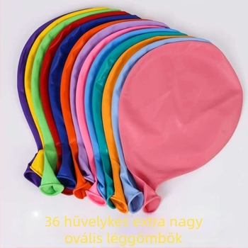 36 hüvelykes extrálarge latex lufi kültéri parkokra, gyepre és terekre, nem toxikus, megvastított, gyerekek fotózásához