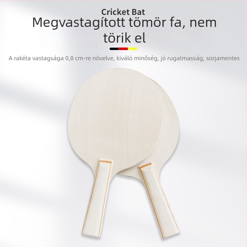 Gyerekeknek szóló tollaslabda készlet szénszálas ütővel, egyenes markolat