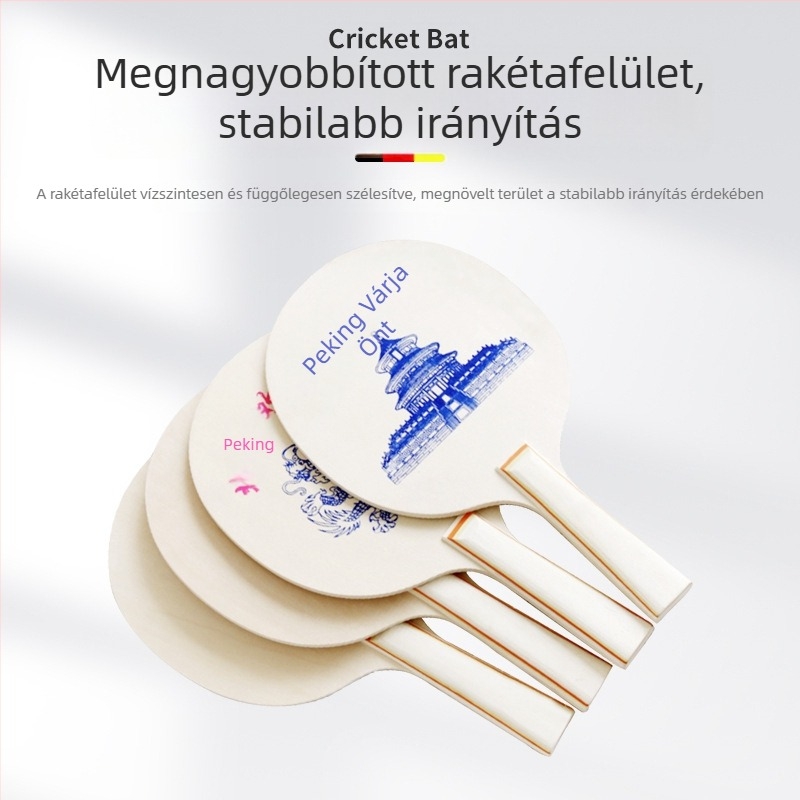 Gyerekeknek szóló tollaslabda készlet szénszálas ütővel, egyenes markolat