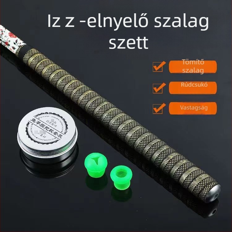 Dobozos hosszított fogantyú a horgászbothoz, csúszásmentes pánt, PU markolat és izzadságot felszívó szalag