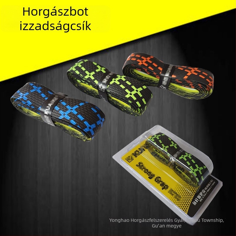 Izzadságot felszívó szalag horgászbothoz, 1,5 m hosszú meghosszabbított markolat tekeréséhez