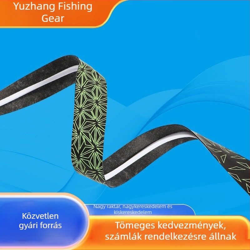 Gradient izzadságelszívó fogószalag horgászbot nyelének becsomagolásához, fogó szalag, Dragon Bone fogó szalag, badminton fogó szalag