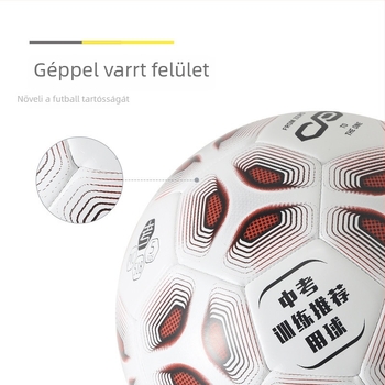 Morning Light AST09518 PVC gépi varrással készített futball, mintázat, méretek 4 és 5, edzéshez beltéren és kültéren.