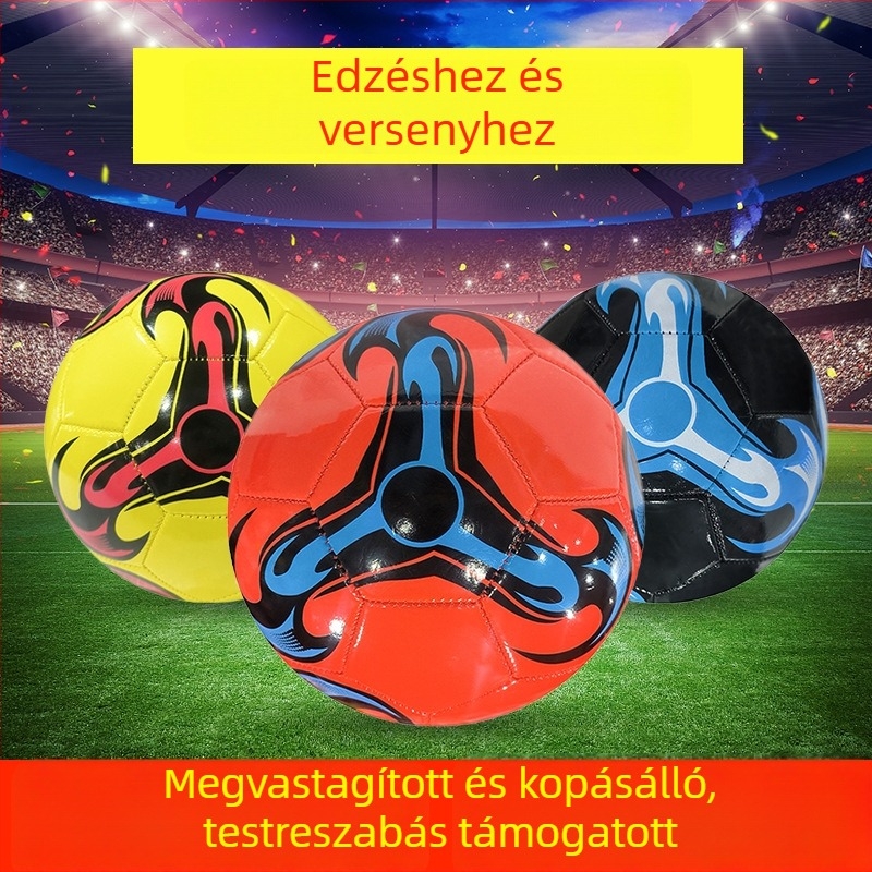 PVC foci 5 méret, gépi varrással, kopásálló, robbanásbiztos, felnőtteknek