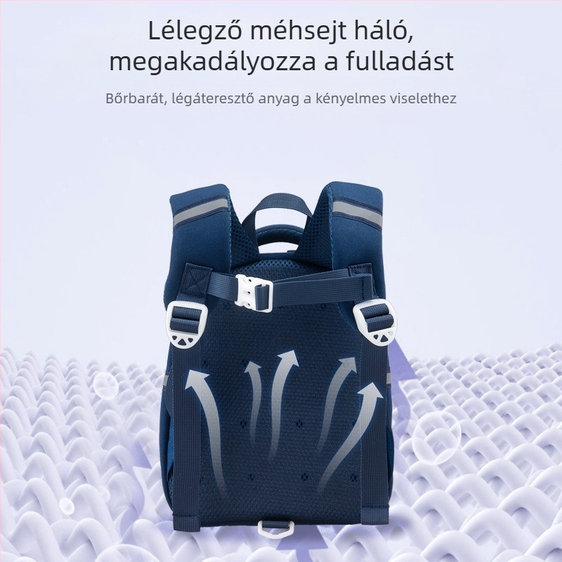 Orang Chao Gyerek hátizsák aranyos kacsa- és nyuszis mintával, EVA, lélegző hátsó rész, megakadályozza az elvesztést, óvodába