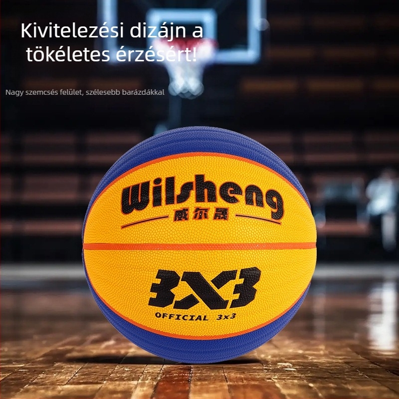 Will Sheng 3x3 kosárlabda speciális edzés- és bemutatólabda, kopásálló, férfiaknak és nőknek, kínai válogatott számára, 3x3 játékhoz
