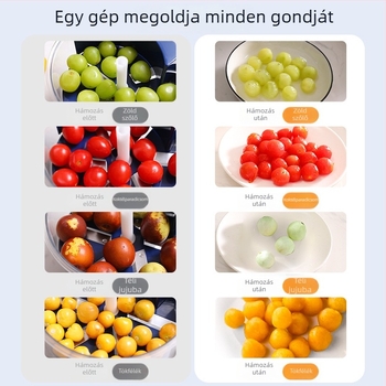 Automata elektromos gyümölcs- és zöldséghéjoló, ideális szőlőhöz és fokhagymához