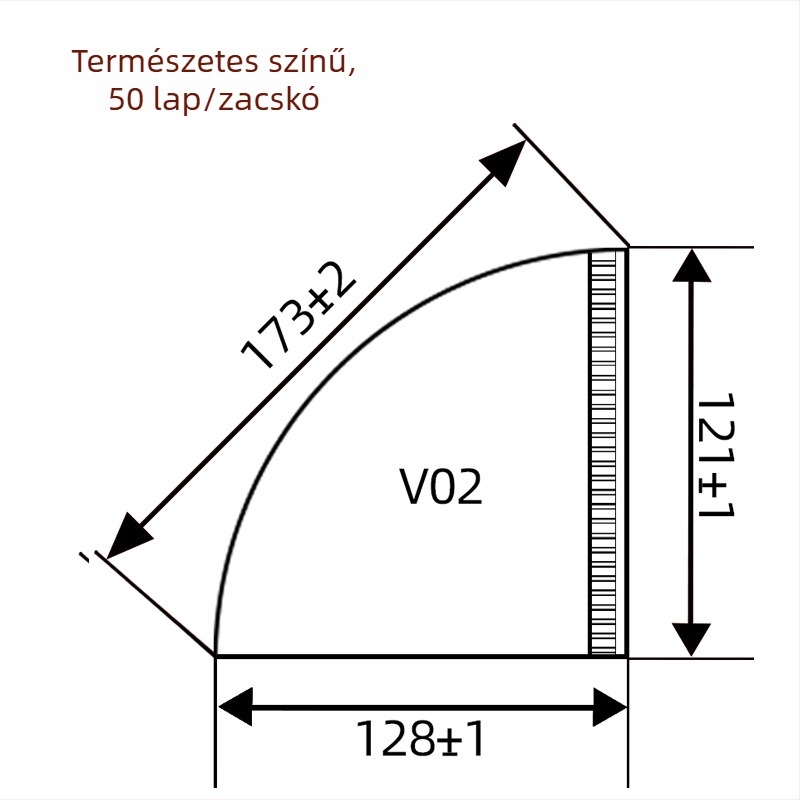 Személyre szabható kávéfilter papír pour-overhez és V60-as kávéscsészéhez