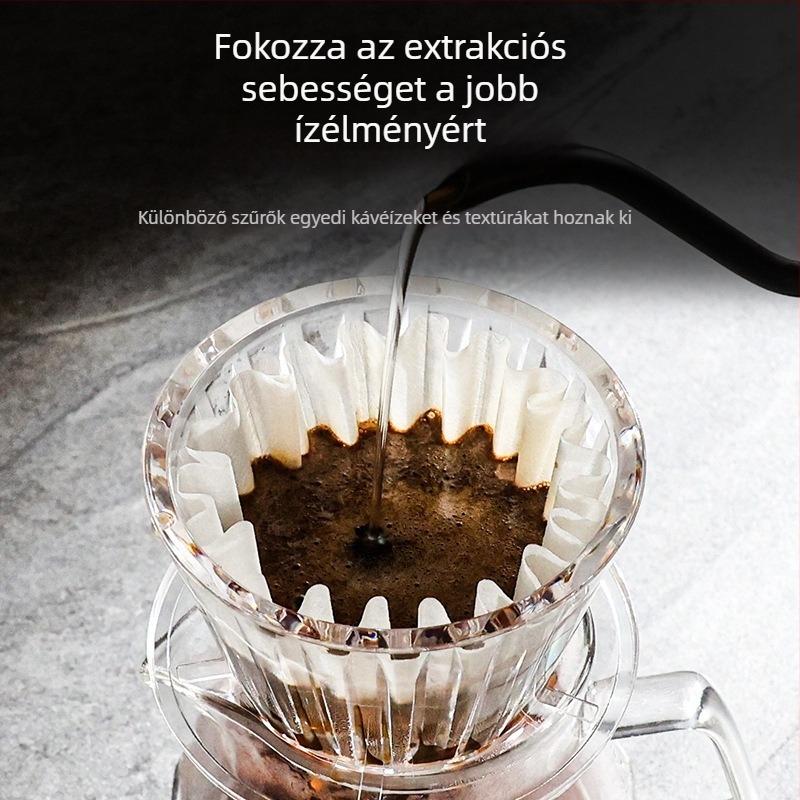 B75 Cake Szűrő Pohár Kávéhoz – Kézi Leöntéshez, Sík Aljú Szűrő és Szűrőkanál