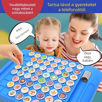 Kétfős memória flip játék gyerekeknek és szülőknek — oktatási logikai asztali játék