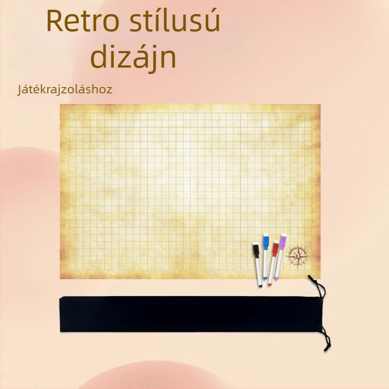 Vintage stílusú üres rács festéshez és társasjátékhoz