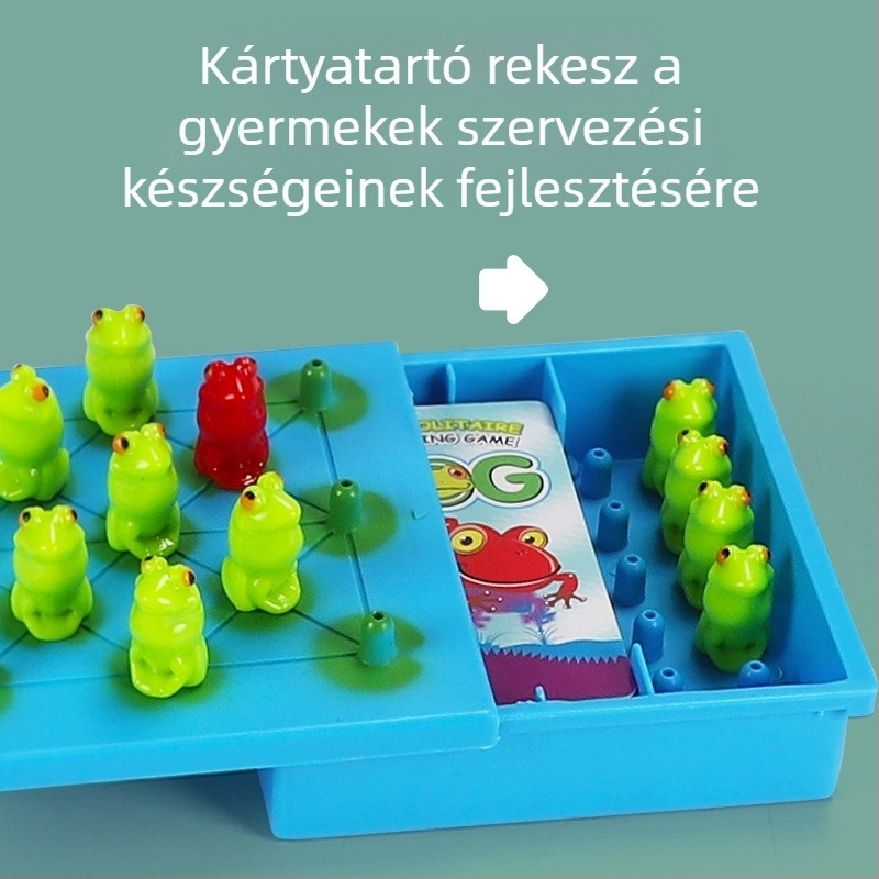 Béka dama gyerekeknek — oktató asztali játék kártyákkal a logikus gondolkodás fejlesztéséért