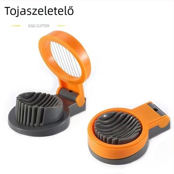 Rozsdamentes acél tojás szeletelő, konyhai eszköz, modern dizájn