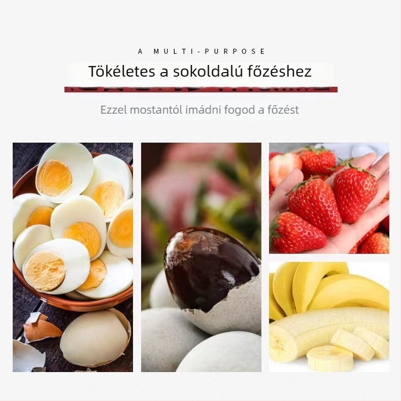 Rozsdamentes acél tojás szeletelő, konyhai eszköz, modern dizájn
