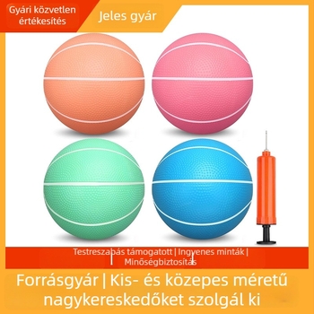 PVC mini felfújható kosárlabda gyerekeknek, beltéri ugráló labda