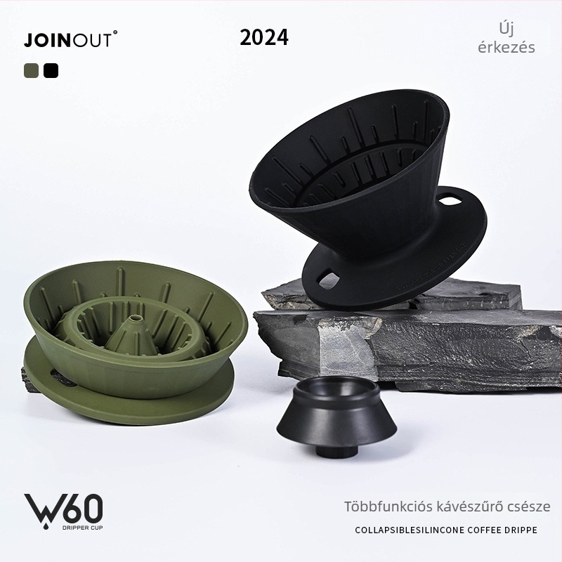 W60 Hill kávéfilter pohár V60, hordozható, összecsukható — Lily Lily kávéfilter