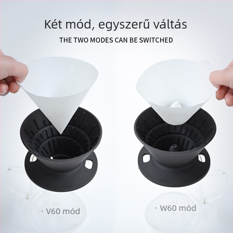 W60 Hill kávéfilter pohár V60, hordozható, összecsukható — Lily Lily kávéfilter